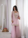 Tew Frendy Silk With Mirror Work Designer Plazzo Suits Suppliers In India